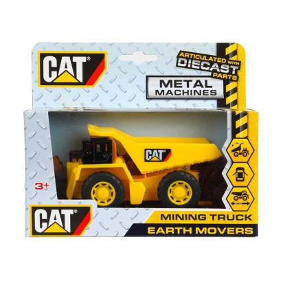 Машина металл caterpillar КАРЬЕРНЫЙ САМОСВАЛ, 12 см, двери, инерция Технопарк   SB-24-02-01