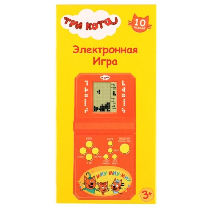 Электронная логическая игра Три Кота кор. 12,5*6,5*2,5см ИГРАЕМ ВМЕСТЕ B1420010-R8