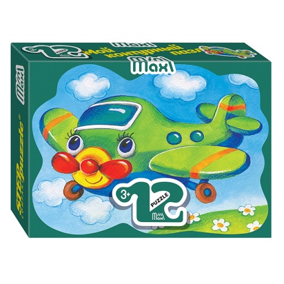 Пазлы 12 "Самолётик" (Mini-maxi) 87005 / 313487