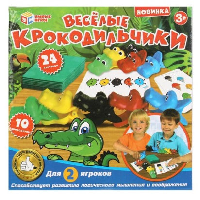 Настольная игра веселые крокодильчики, 2002K346-R