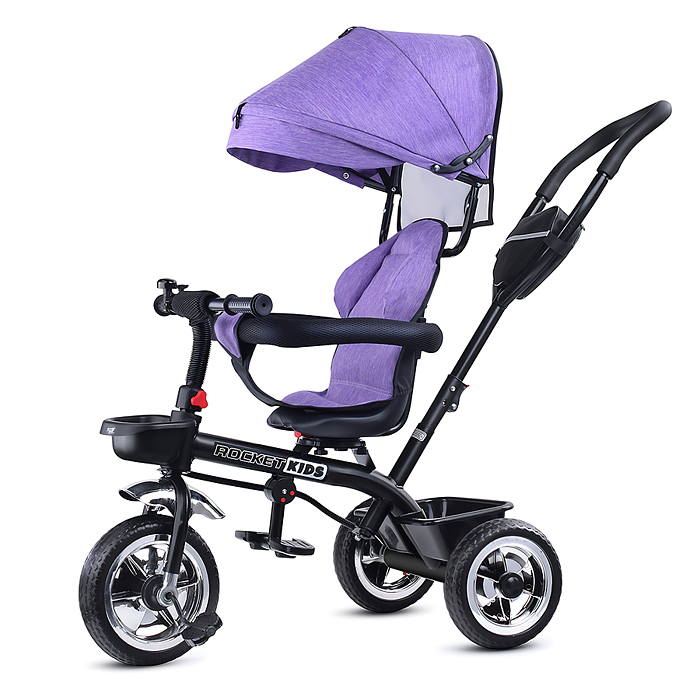 Велосипед 3-х колесный, фиолетовый  6166FP-2 / 320107