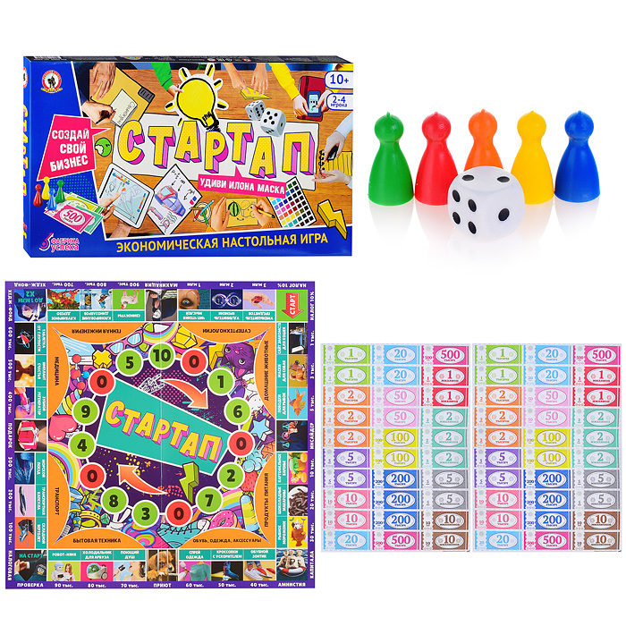 Экономическая настольная игра «Стартап»   04030 / 397745