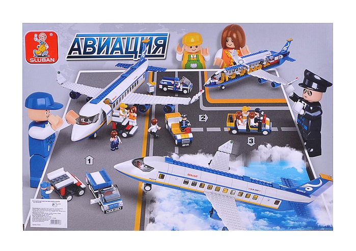 Конструктор "Авиация" (463 дет.)  38-0366 / 077617