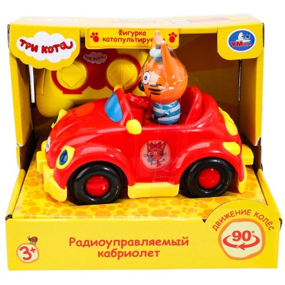 Кабриолет 18 см, на ру катапульта Три Кота   YJG-3CATS