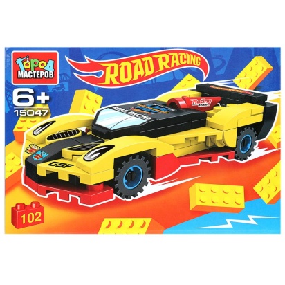 Конструктор ROAD RACING, 102 дет. Город мастеров   15047-CY