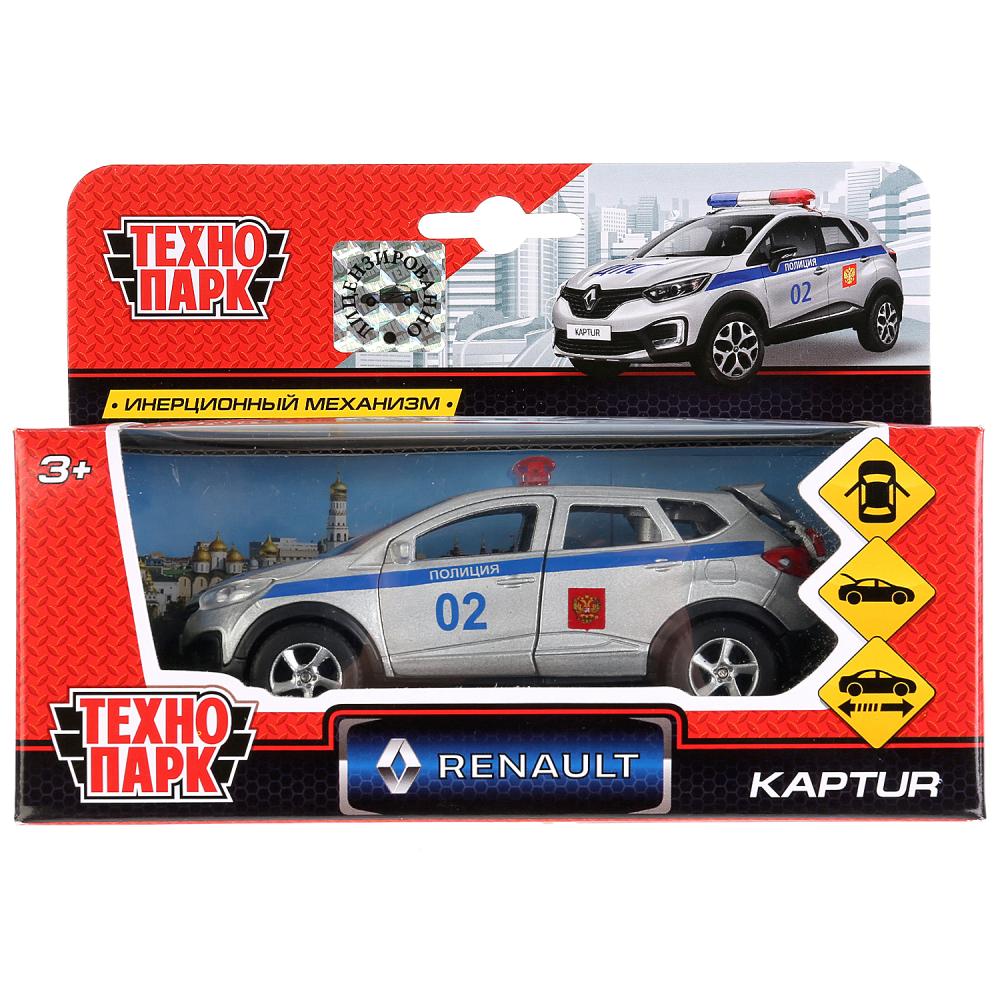 Машина металл RENAULT Kaptur полиция 12см, открыв. двери, инерц. в кор. SB-18-20-RK-P-WB