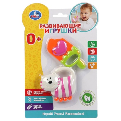 Развивающие игрушки котик и мороженое на блист Умка 1608M679-R1