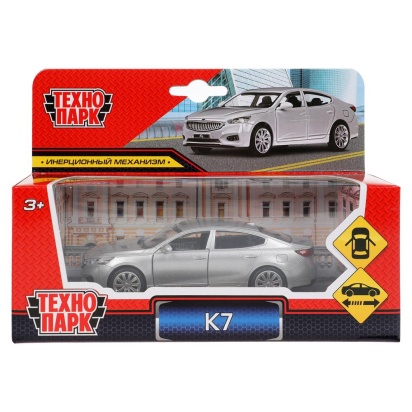 Машина металл KIA k7, 11,5 см, двери, инерция, кор. Технопарк   67371SL