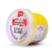 Слайм 120 мл. Мир Пикселей. Классический жёлтый (с ароматом банана) Сли-001 / 468032