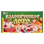 Лото классическое деревянное. настольные игры Умные игры 379130
