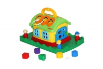 Сказочный домик на лужайке (в сеточке) 48752