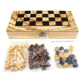 Игра 3 в 1 "Шахматы, шашки, нарды" 00-3180 / 420101