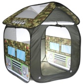 Палатка детская игровая ВОЕННАЯ 83х80х105см, в сумке GFA-MTR-R