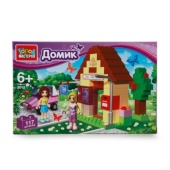 КОНСТРУКТОР "ГОРОД МАСТЕРОВ" ДОМИК, С ФИГУРКАМИ AA-2012-R