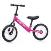 Беговел 12" ROCKET" колеса PVC, нагрузка 30кг, розовый  R0044 / 397612