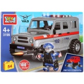 УАЗ конструктор "уаз хантер: спецназ", 54дет. SB-3199