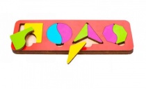 Вкладыш 10 элементов (по системе раннего развития) цвет в асс-те А04058 Вкладыш 10 элементов (по системе раннего развития) цвет в асс-те А04058