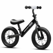 Беговел 14" Rocket R0045NEW-BK, колеса надувные, цвет черный   R0045NEW-BK / 495468
