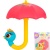 Игрушка для купания Levatoys MK2609A Зонтик красный в пак. 419-849 / FCJ1327698