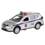ТМ Технопарк. Машина металл "NISSAN X-TRAIL ПОЛИЦИЯ" 12см, свет+звук, инерц. в кор., X-TRAIL-P-SL