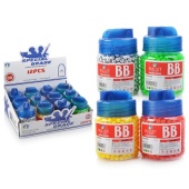 Пульки (1000шт) цвет в ассорт. JDG в банке в дисплее 1B00330