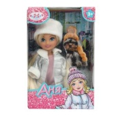 Кукла Аня 12 см, акс., кор КАРАПУЗ   ANNA-W1-BB (120)