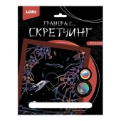 Набор для творчества Скретчинг 18*24 см Япония "Цветение сакуры" Гр-751
