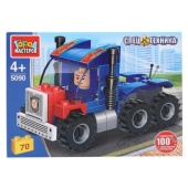 Конструктор "тягач", 70дет. в кор. Город мастеров 5090-LB