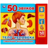 Тело человека (5 кн. 50 звуков) 200х175мм 10стр Умка   318226