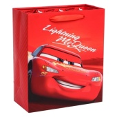 Пакет ламинат вертикальный "McQueen", Тачки, 23х27х11,5 см 4628801