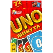 UNO-минута. Карточная игра UNO. 92х130х22 мм. Умные игры , 361372