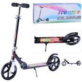 Самокат 2-х кол., черный, PU/ 200 мм, ABEC 7,  нагрузка 100кг, U038193Y / 276265