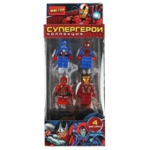 Конструктор фигурки супергерои-4 шт. МАСТЕР   18058-ZH