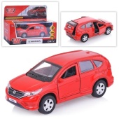Машина металл "HONDA CR-V" 12см, открыв. двери, инерц., красный в кор. Технопарк, CR-V-RD