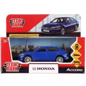 Машина металл "HONDA ACCORD", длина 12см, открыв. двери, инерц, синий, Технопарк, ACCORD-BU