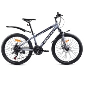 Велосипед 24" Rocket Aries 2.0 , цвет серый, размер 13"   24SD.ARIES2.13GR.25 / 468606