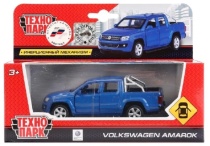 МАШИНА "ТЕХНОПАРК" МЕТАЛЛ. ИНЕРЦ. VOLKSWAGEN AMAROK, 1:43, ОТКРЫВ. ДВЕРИ, 67336