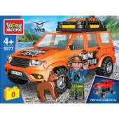 UAZ конструктор uaz patriot экспедиция, 70 дет. (легко собрать) Город мастеров SB-5577
