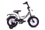 Велосипед 2-х колесный 16 SPORT (бело/черно/фиолетовый)Z16211                   