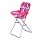 Стульчик для кормления кукол игрушечный, цвет розовая капля, 9384S / 409986