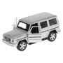 Технопарк. Машина металл "MERCEDES-BENZ G-CLASS" 12см, открыв. двери, инерц, СЕРЕБР. G-СLASS-SL