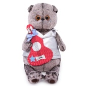 Басик в жилете с гитарой  Ks25-104