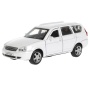 Машина металл "lada priora" длина 12 см, откр дв, багаж, инерц, белый, в кор. Технопарк PRIORAWAG-12
