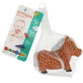 Игрушка для ванны лошадка сетка, хенгтег КАПИТОШКА, LXB104_106-1 Игрушка для ванны лошадка сетка, хенгтег КАПИТОШКА, LXB104_106-1