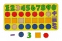 Обучающий набор "Арифметика  Фигуры" дерево, цвет, планшет 28х14 см