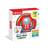 Бип-бип (Музыкальный руль) Красный (в коробке), 2331В Бип-бип (Музыкальный руль) Красный (в коробке), 2331В