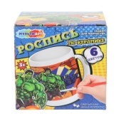 Кружка для росписи зеленый супер-герой МУЛЬТИ АРТ   MUG-094679