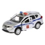 ТМ Технопарк. Машина металл "NISSAN X-TRAIL ПОЛИЦИЯ" 12см, свет+звук, инерц. в кор., X-TRAIL-P-SL
