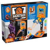Игра настольная "Баскетбол" 2 в 1  70021 / 472279
