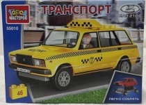 Конструктор lada-2104 ТАКСИ, 46 дет. Город мастеров  55010-CY